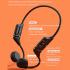 WIWU Marathon MA1 Wireless Bone Conduction Headphone, 5 Hours Music Time, Bluetooth 5.0, 10m Transmission Distance - Black